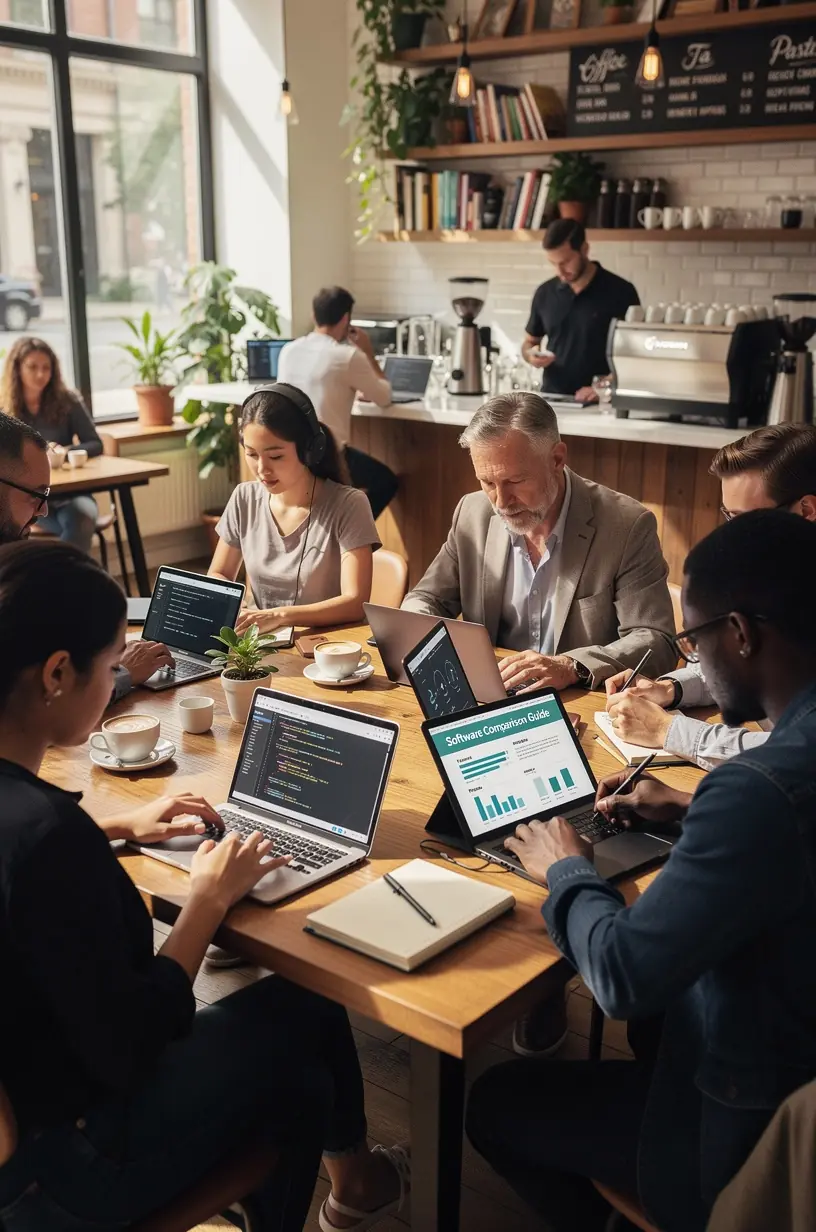 Comparison of graphic design apps for beginners